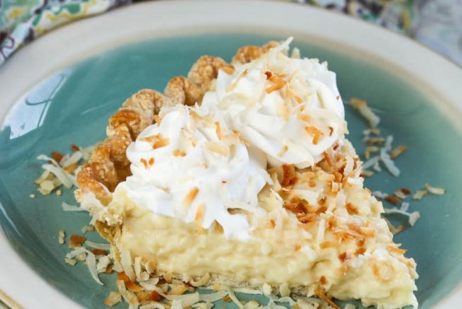 Great Grandma's Coconut Cream Pie