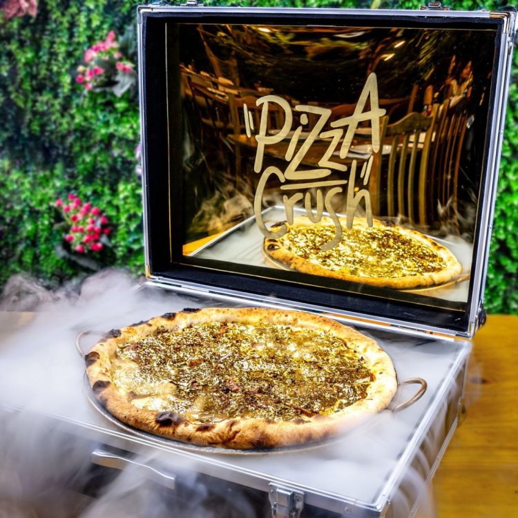 Pizza com ouro custa até R$ 350 em Balneário Camboriú