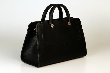 Bolsa feminina couro preta