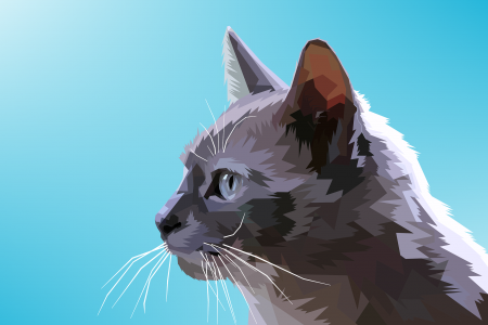 Estampas digitais coloridas de animais