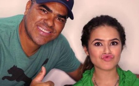 Maisa Silva repete foto ao lado do pai após 20 anos e impressiona: ‘2 e 20 anos’