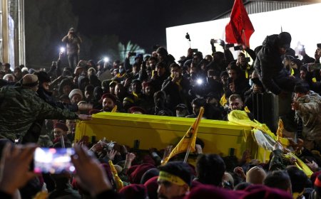 Multidão acompanha funeral de Nasrallah, líder do Hezbollah no Líbano