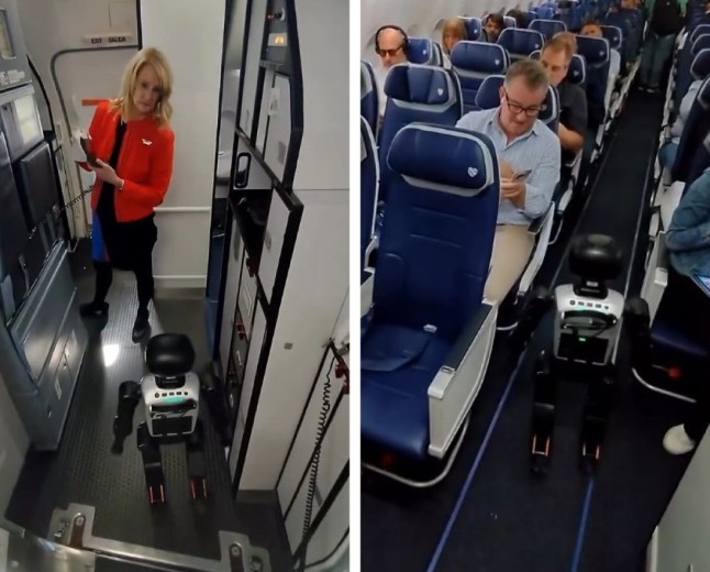 Robô viaja de avião como passageiro, vira alvo de nova regra e reclama de proibição: 'Conspiração'