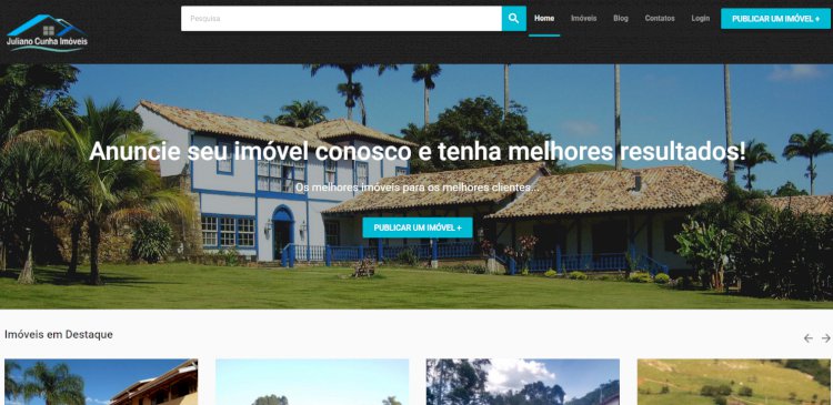 DJ Imobiliária Pro - Site para Imobiliárias de Fácil Atualização