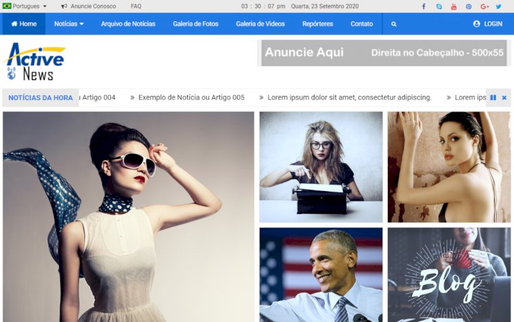 Active News - Sistema para Portal de Notícias ou Revistas Online