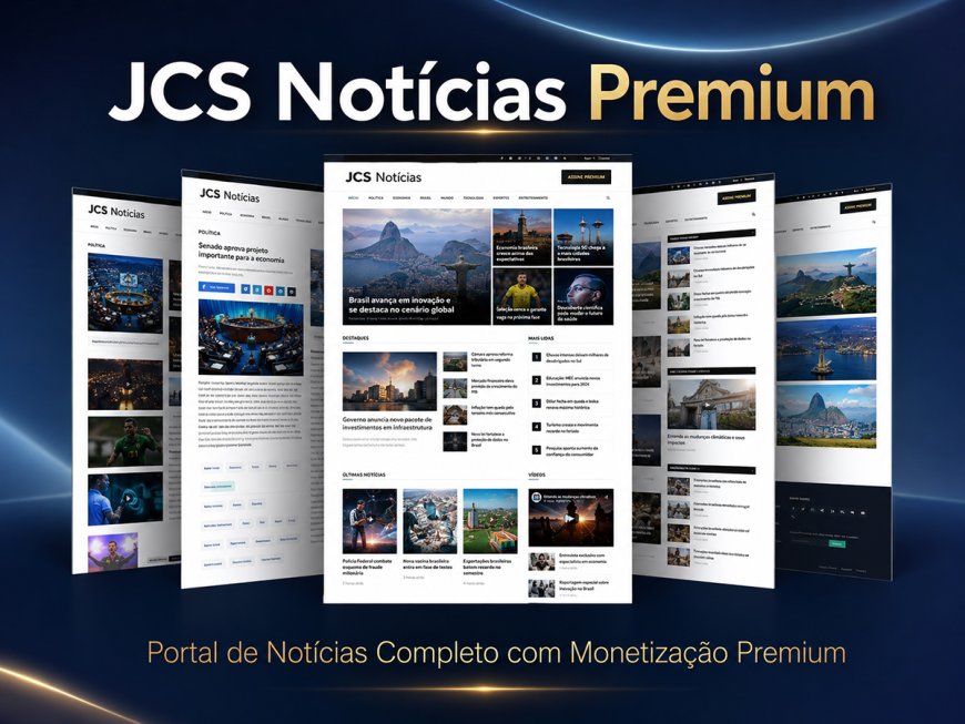 JCS Notícias Premium – Portal de Notícias com Assinatura e Conteúdo Exclusivo para Assinantes